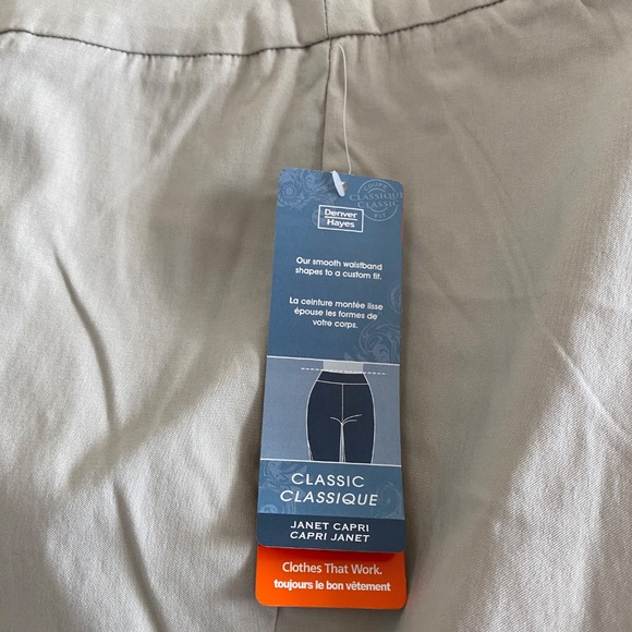 Denver Hayes Janet Capris Cement Colour Size 12 New With Tags - Picture 5 of 12